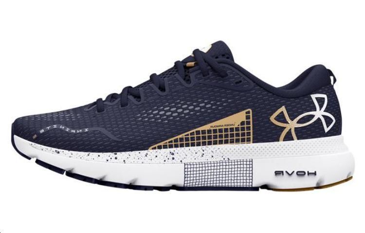 (WMNS) Under Armour HOVR Infinite 5 Collegiate Running Shoes 'Black Gold' 3027424-400 sold by KicksCrew product image thumbnail 2