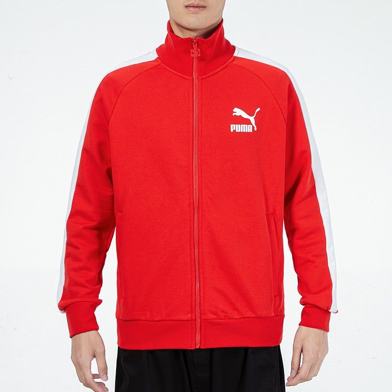 Puma Classics T7 Track Jacket 'Red' 532935-11 sold by KicksCrew product image thumbnail 3