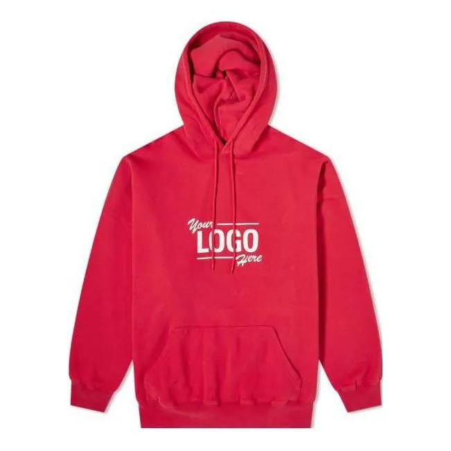 Balenciaga Your Logo Here Popover Hoodie 'Raspberry White' 651799-TKV83-6295 sold by KicksCrew