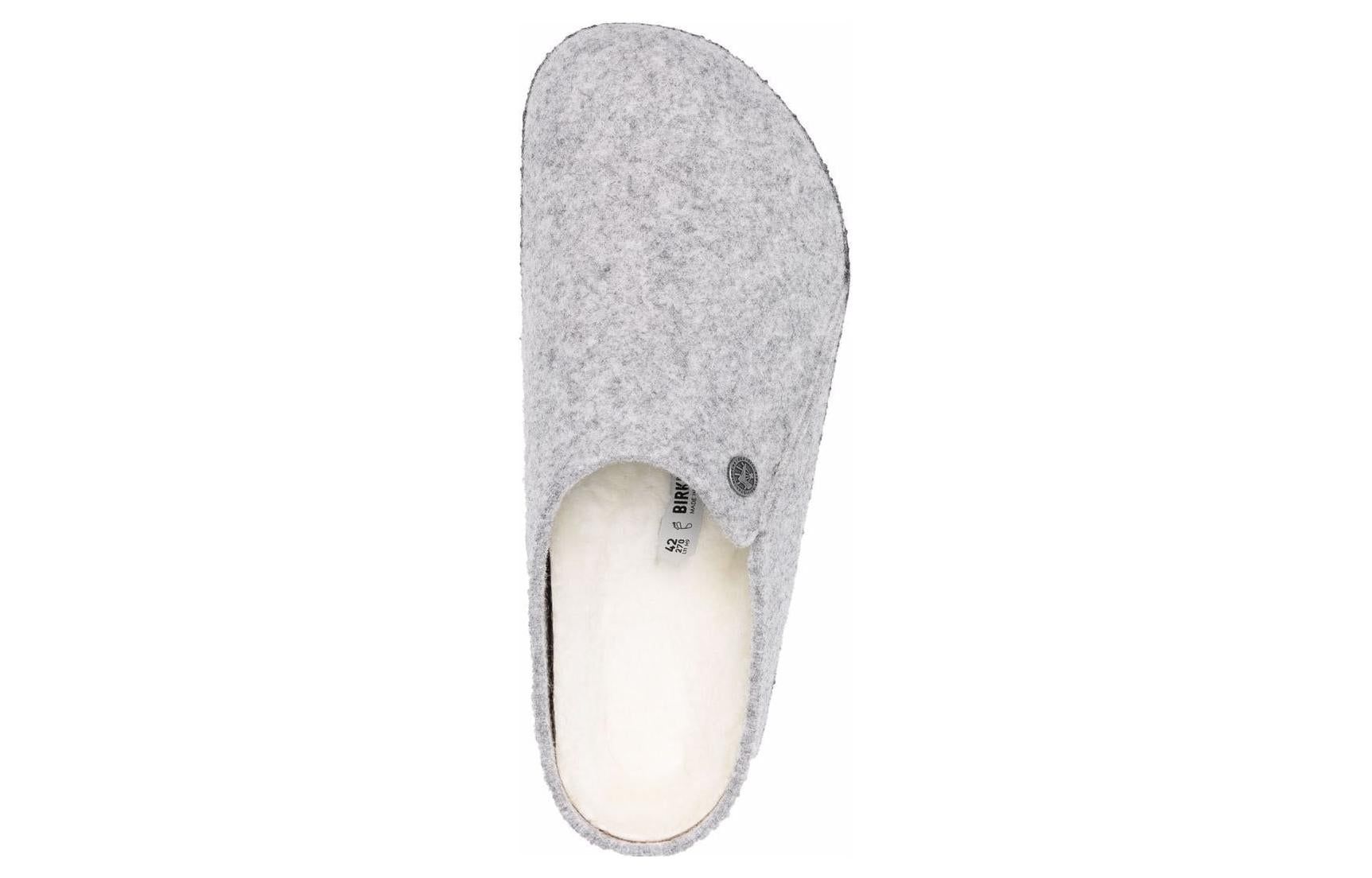 Birkenstock Zermatt Shearling Wool Felt 'Light Grey' 1015092 sold by KicksCrew product image thumbnail 4