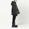 Balenciaga Bleached-Effect Button-Up Hooded Denim Jacket 'Black' 724653TNW541129 sold by KicksCrew