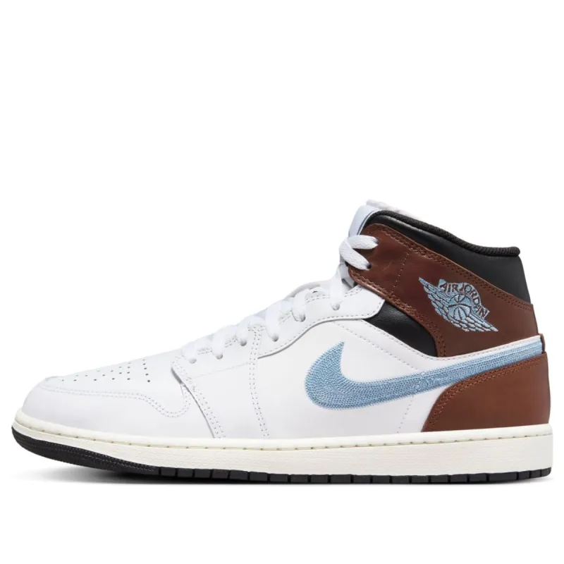 Air Jordan 1 Mid SE 'Brown Blue Grey' FQ7831-142 sold by KicksCrew