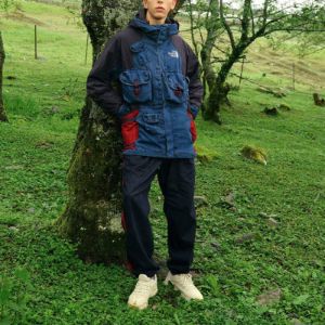 THE NORTH FACE Urban Exploration Utility Denim Jacket 'Blue' NF0A7W96-DF7 sold by KicksCrew