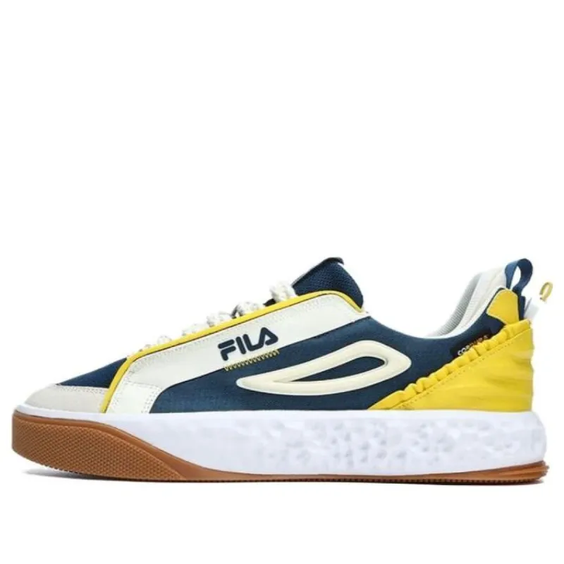 FILA CORE VIVA Fashion Icona Skate Shoes 'White Blue Yellow' F12M323201FBA sold by KicksCrew
