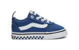 (TD) Vans Ward Slip-on Skate Shoes 'Blue White' VN0A3QU1BLU sold by KicksCrew