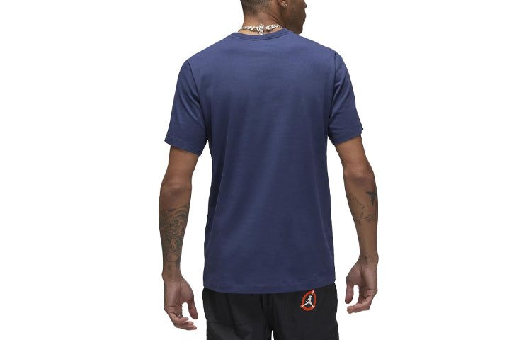 Air Jordan Graphic T-Shirt 'Midnight Navy' DX9599-410 sold by KicksCrew product image thumbnail 2