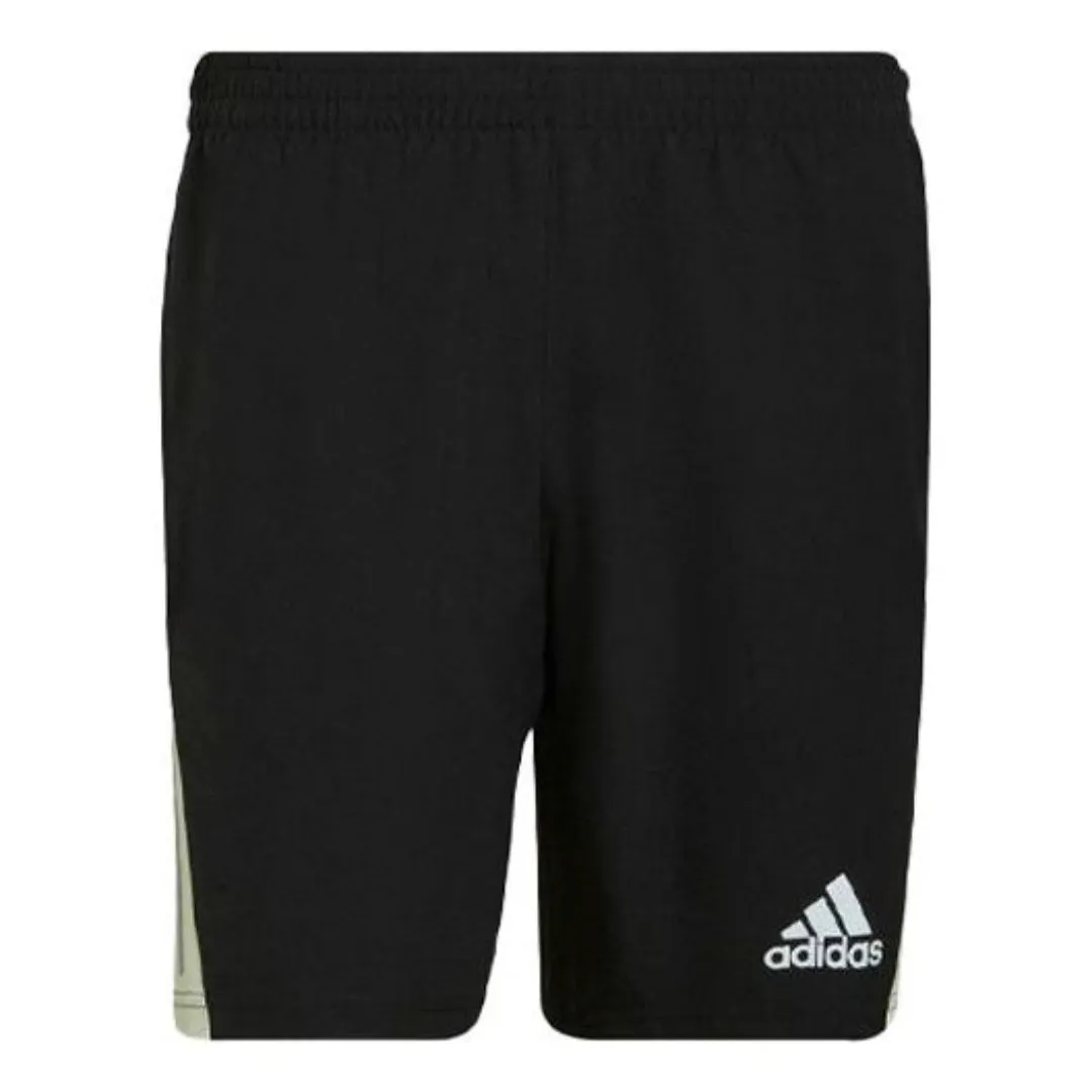 adidas Own the Run Shorts 'Black White' HE9259 sold by KicksCrew