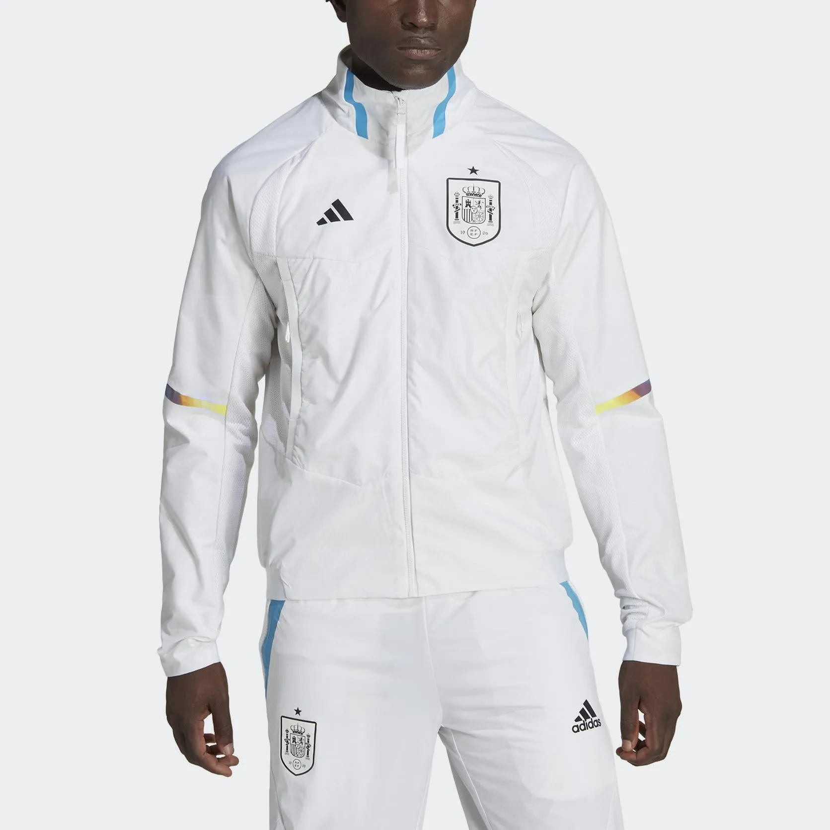 adidas Spain Game Day Anthem Jacket 'White' IC4392 sold by KicksCrew product image thumbnail 2