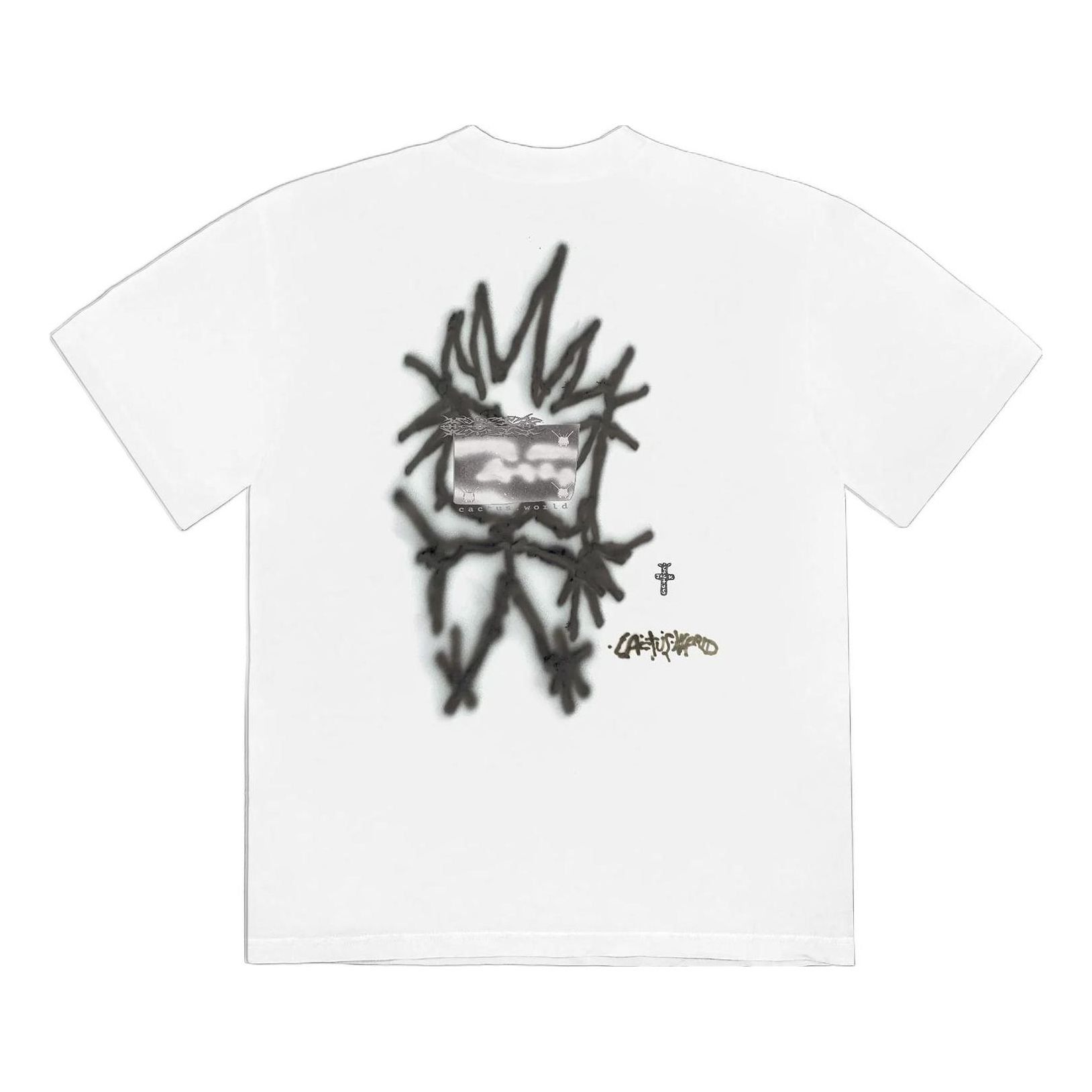 Travis Scott Whiteout T-Shirt 'White' TS-22FW001 sold by KicksCrew product image thumbnail 2
