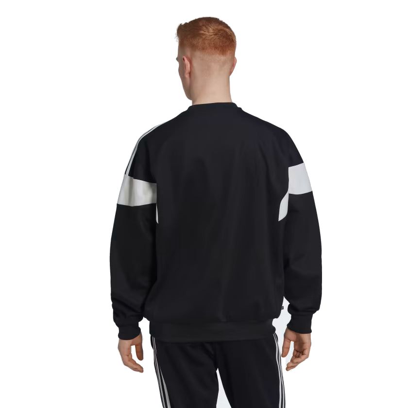 adidas originals Adicolor Classics Cut Line Crew Sweatshirt 'Black' HN6117 sold by KicksCrew product image thumbnail 4