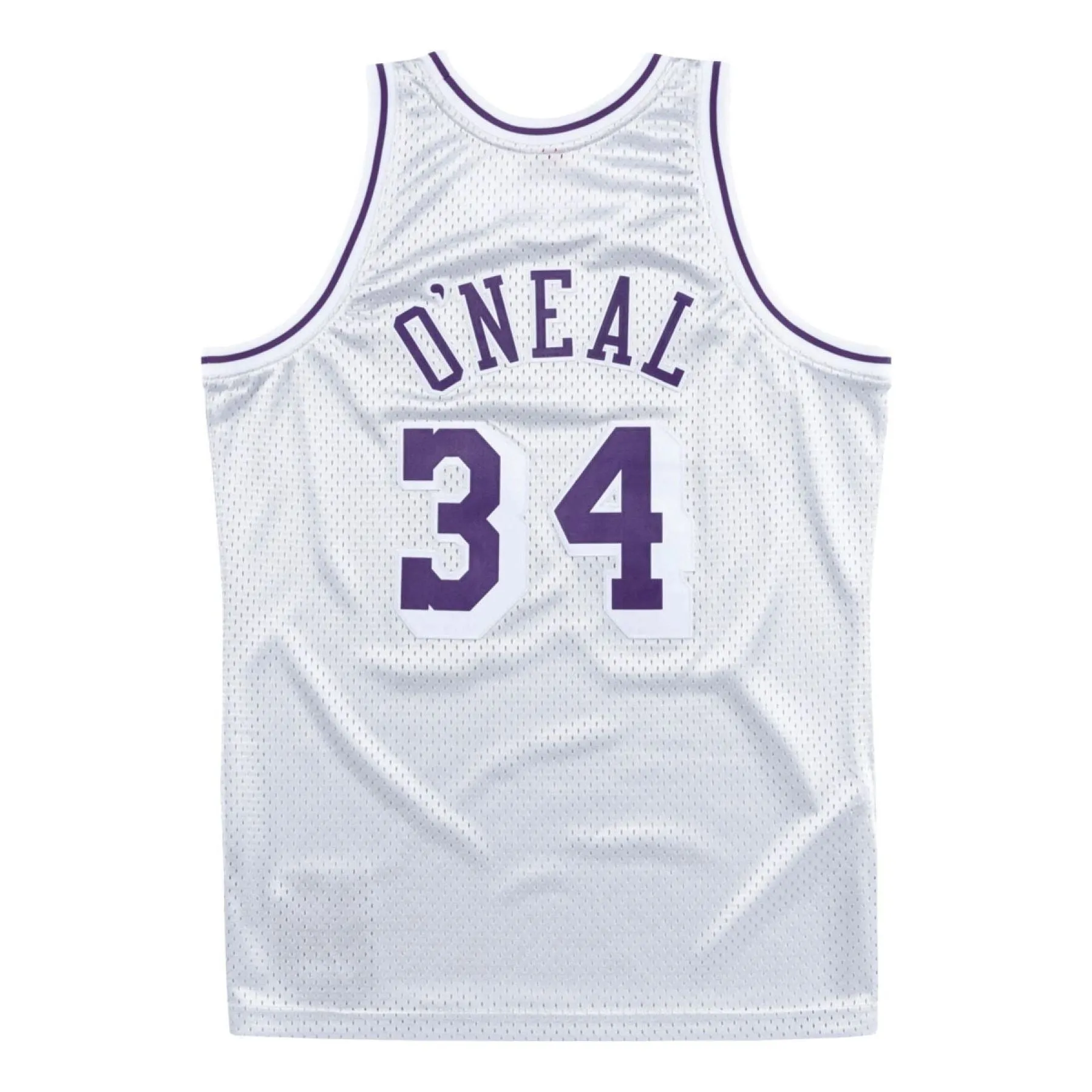 Mitchell & Ness x NBA Los Angeles Lakers 1996-97 Jersey 'Shaquille O'Neal 34' SMJYNG18476-LALSILV96SON sold by KicksCrew product image thumbnail 2