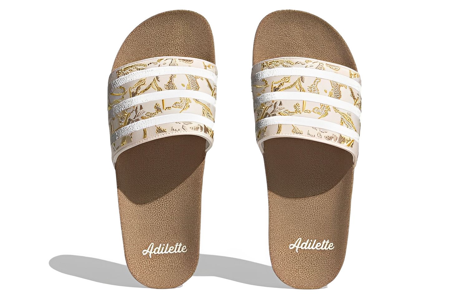 adidas originals Adilette 'Wonder Quartz Core White Gum' IF5502 sold by KicksCrew product image thumbnail 3