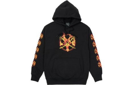 Palace FW21 X Salomon Flamed Hoodie 'Black' P21HD014 sold by KicksCrew
