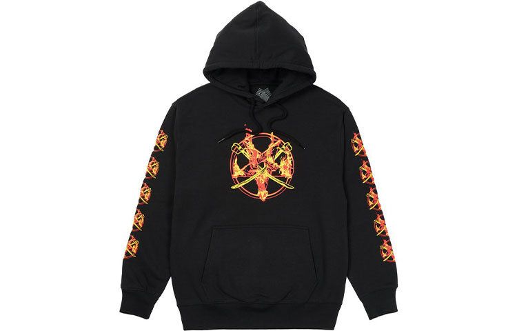 Palace FW21 X Salomon Flamed Hoodie 'Black' P21HD014 sold by KicksCrew product image thumbnail 2