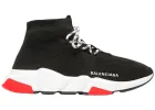(WMNS) Balenciaga Speed 1.0 Sneakers 'Black White Red' 559351W1HP01000 sold by KicksCrew