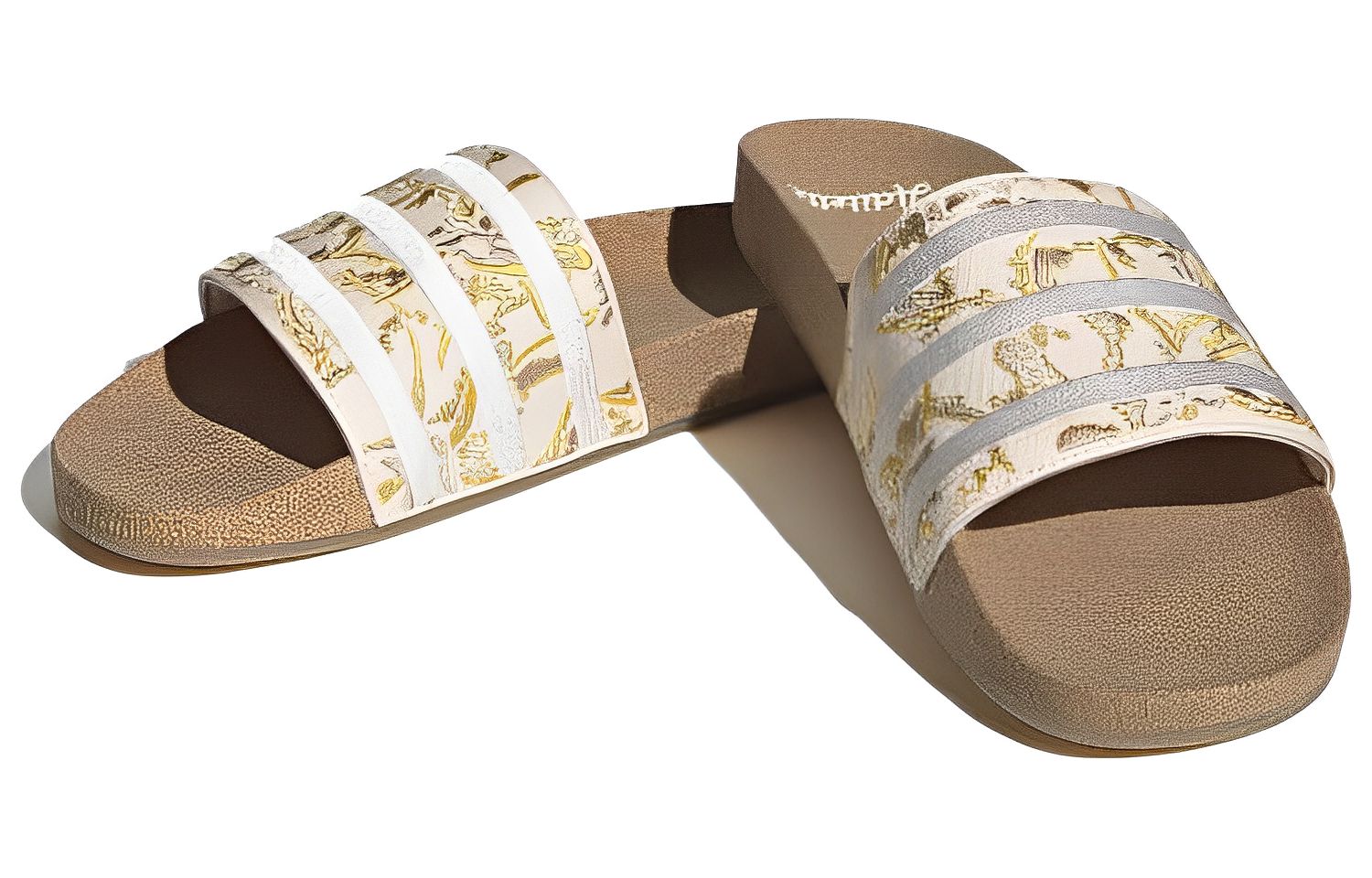 adidas originals Adilette 'Wonder Quartz Core White Gum' IF5502 sold by KicksCrew product image thumbnail 2