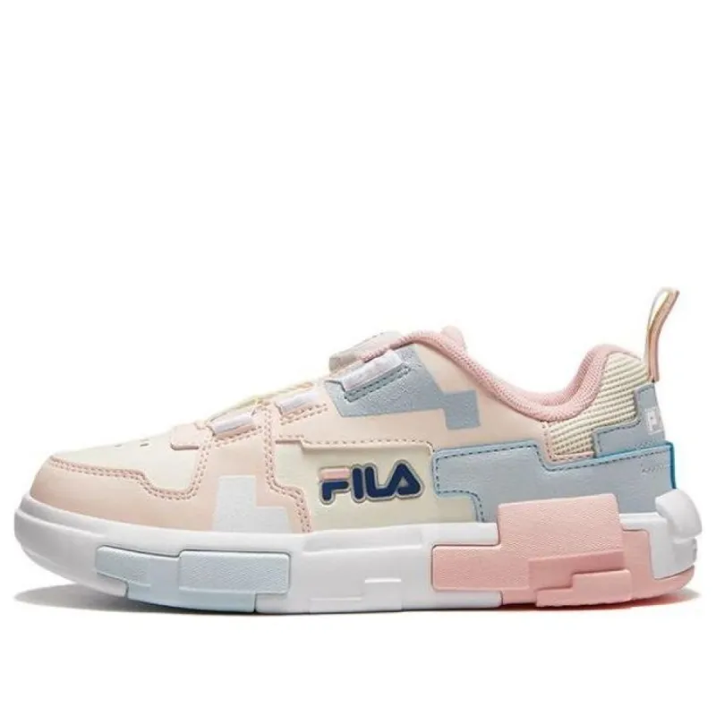 (GS) FILA Brick Sneakers 'Pink Blue White' K15B341304FAG sold by KicksCrew