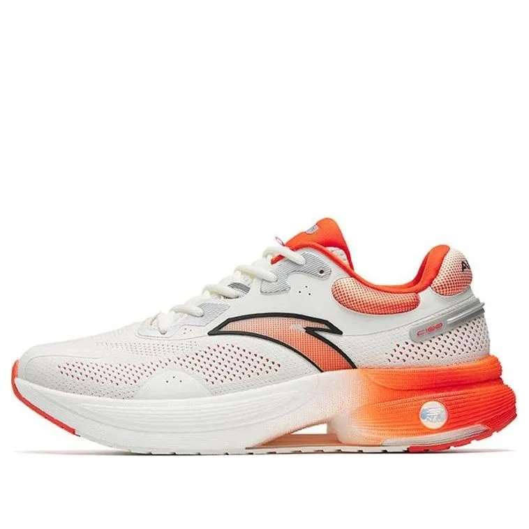 ANTA C100 Running Shoes 'White Orange' 112245586-2 sold by KicksCrew
