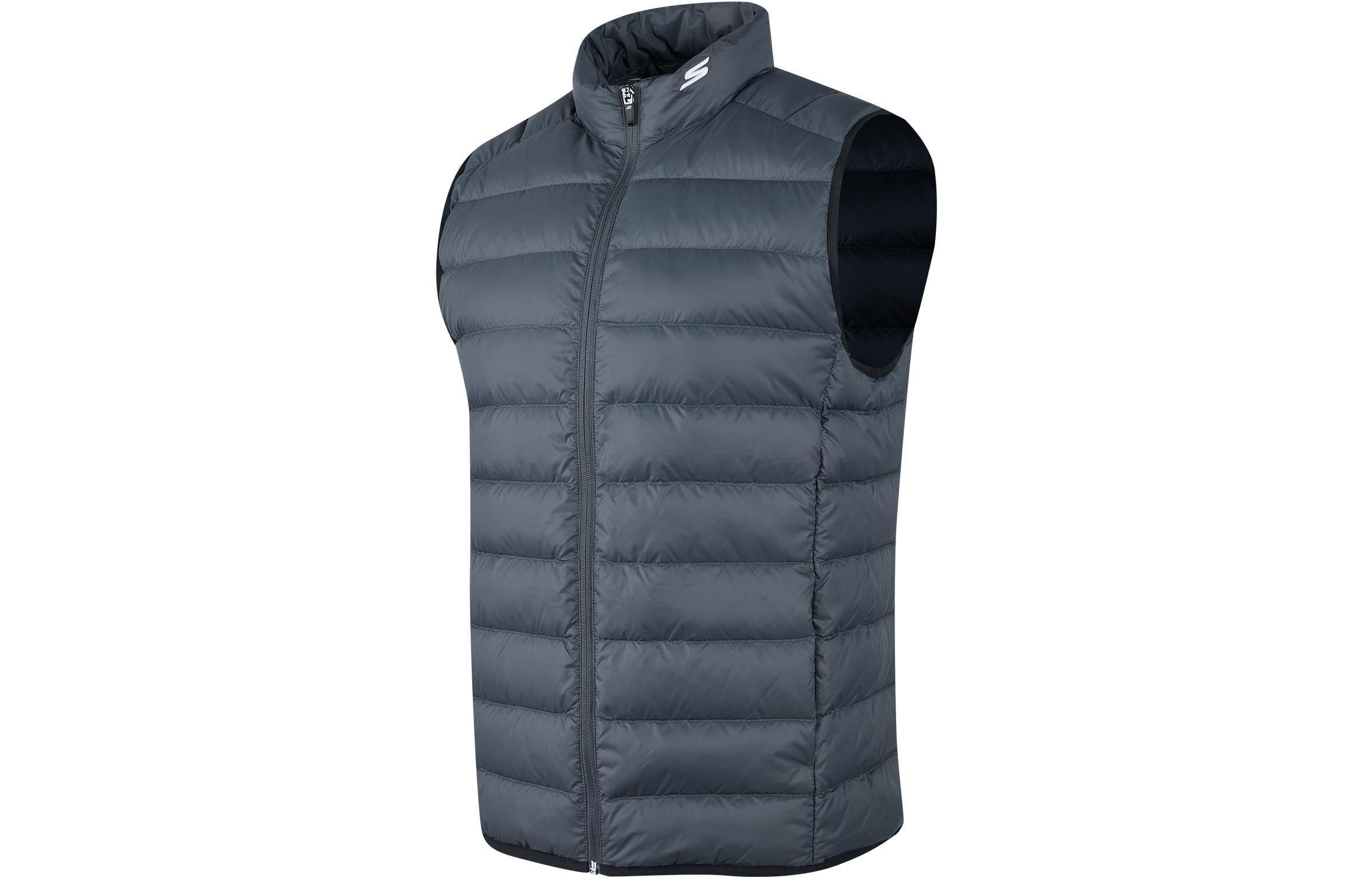 Skechers Hooded Woven 3-In-1 Down Jacket 'Grey Black' P423M114-02N6 sold by KicksCrew product image thumbnail 3