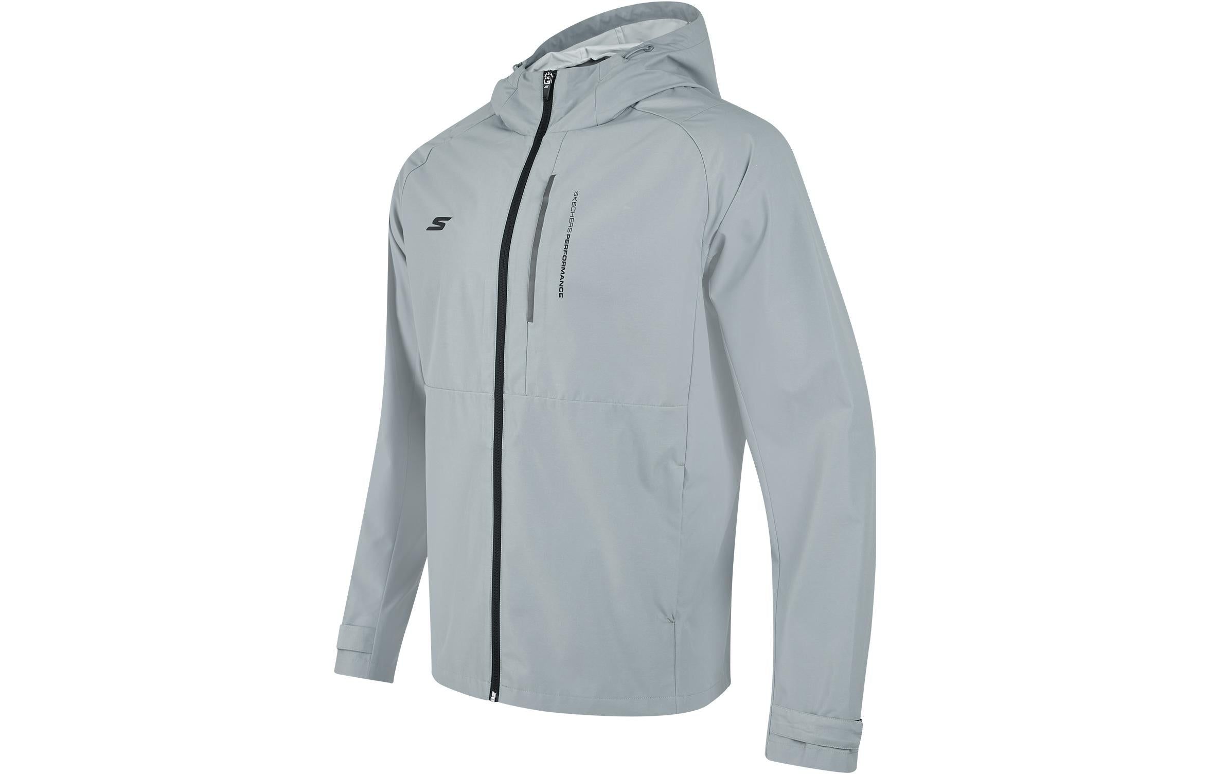 Skechers Hooded Woven 3-In-1 Down Jacket 'Grey Black' P423M114-02N6 sold by KicksCrew product image thumbnail 5