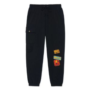Li-Ning BadFive Graphic Cargo Sweatpants 'Black' AKLSE71-3 sold by KicksCrew