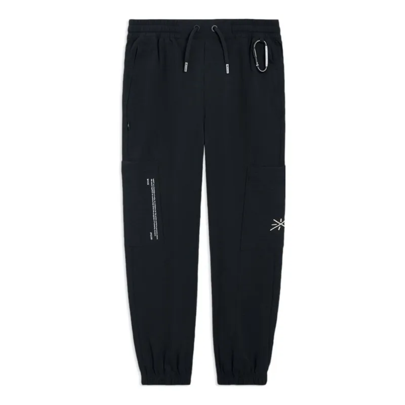 Li-Ning x Glare Way Of Wade Graphic Joggers Pants 'Black' AYKS503-1 sold by KicksCrew