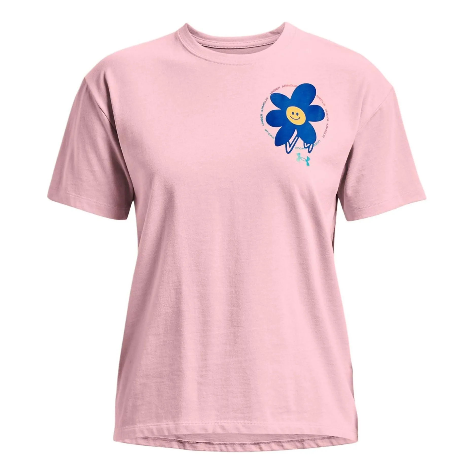 (WMNS) Under Armour Bloom Heavyweight T-shirt 'Pink' 1376472-647 sold by KicksCrew