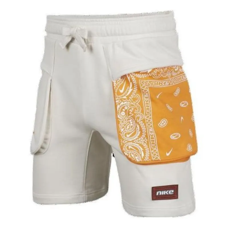 (PS) Nike Sportswear Yellow Pocket Short 'White' FJ7233-030 sold by KicksCrew