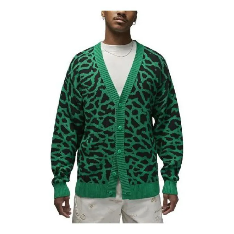 Air Jordan Flight Heritage Cardigan 'Green' DV7573-310 sold by KicksCrew