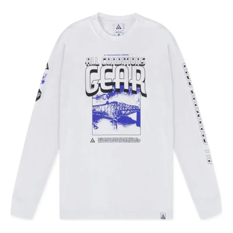 Nike ACG Long-Sleeve T-Shirt 'Summit White' FQ3729-121 sold by KicksCrew