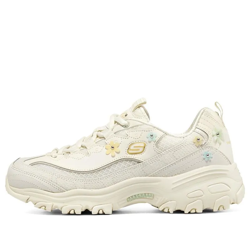 (WMNS) Skechers D'LITES 1.0 'Cream Yellow' 896188-OWHT sold by KicksCrew