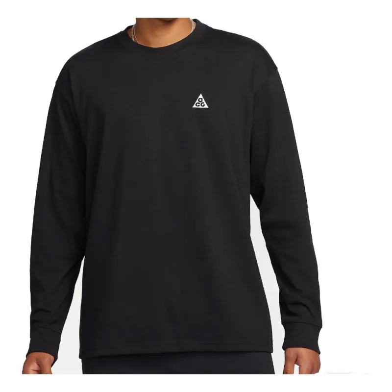 Nike ACG Long-Sleeve T-Shirt 'Black' FQ3738-010 sold by KicksCrew