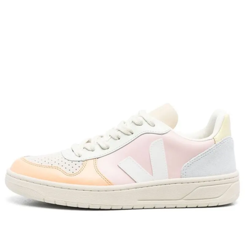 (WMNS) Veja V-10 Leather 'Petale White' VX0203199A sold by KicksCrew
