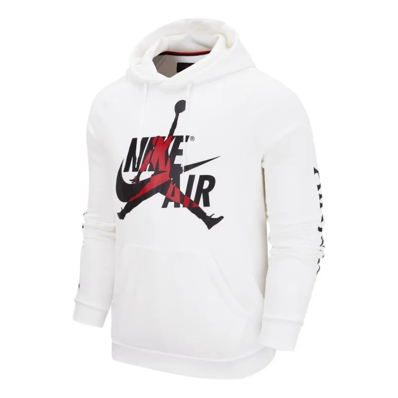 Air Jordan Alphabet Logo Pullover Hooded Fleece 'White' DH9505-101 sold by KicksCrew