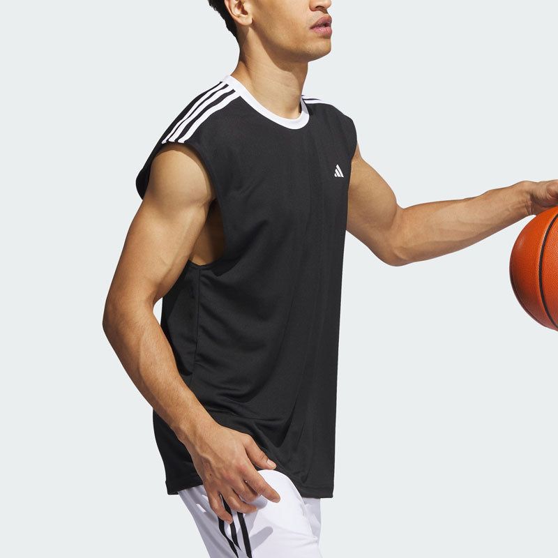 adidas Basketball All-World Sleeveless Tee 'Black' IL2294 sold by KicksCrew product image thumbnail 4