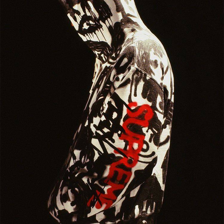 Supreme x Yohji Yamamoto Hoodie 'White Black Red' SUP-FW20-102 sold by KicksCrew product image thumbnail 3