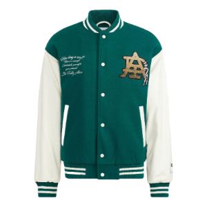Adidas Originals Mc Varsity Jackets 'Green White' HZ7093 sold by KicksCrew