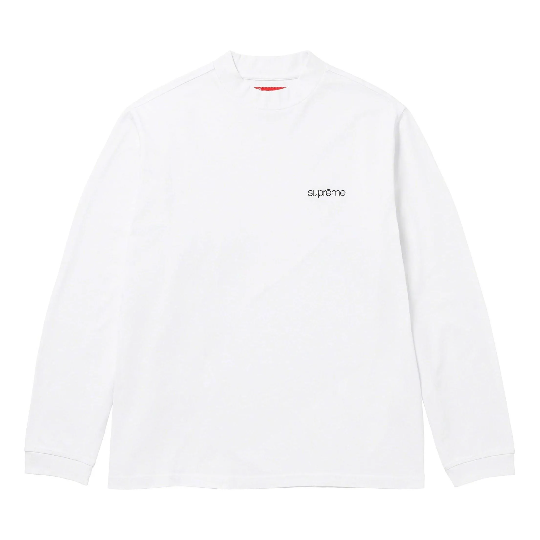 Supreme Mock Neck L/S Top 'White' SUP-FW23-259 sold by KicksCrew