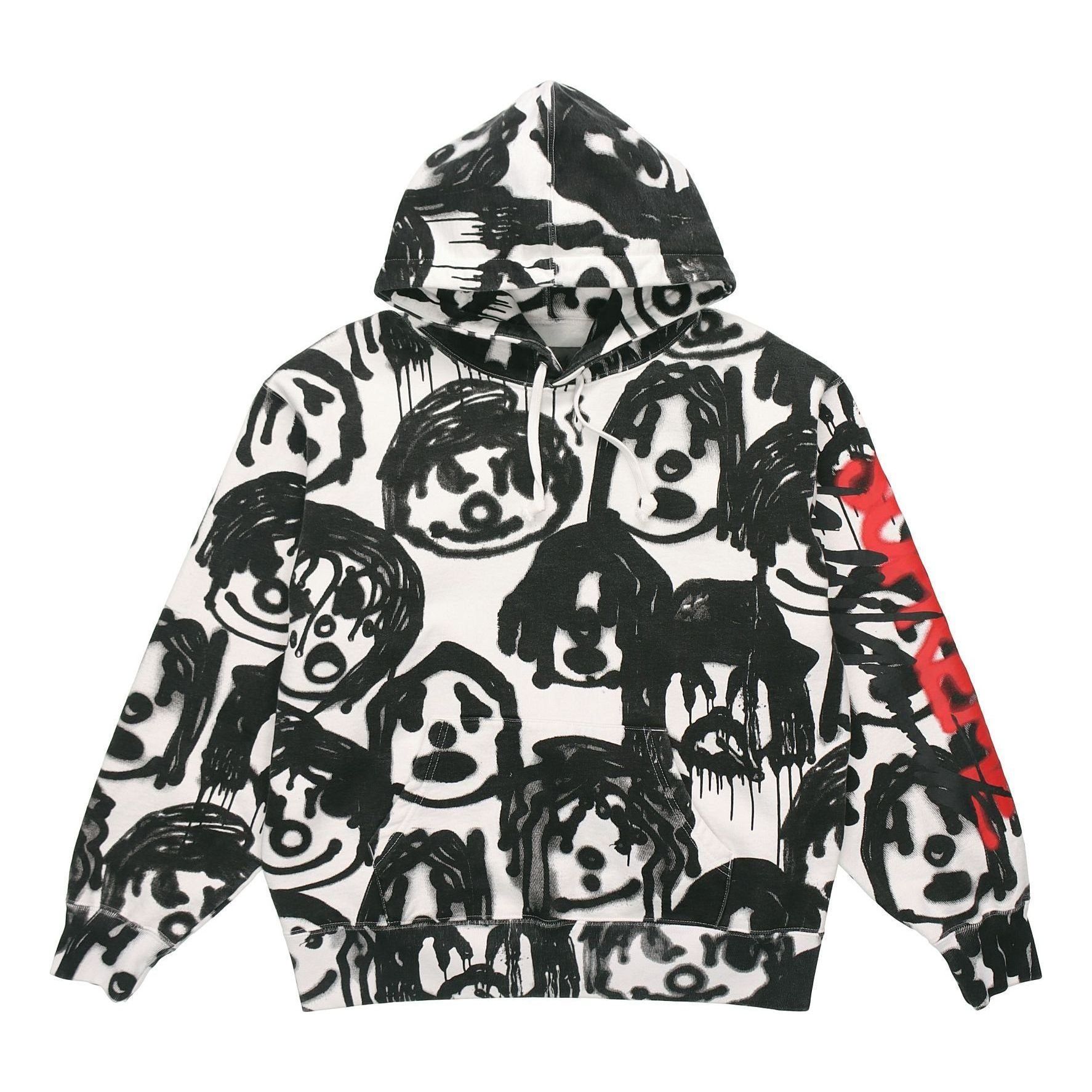 Supreme x Yohji Yamamoto Hoodie 'White Black Red' SUP-FW20-102 sold by KicksCrew