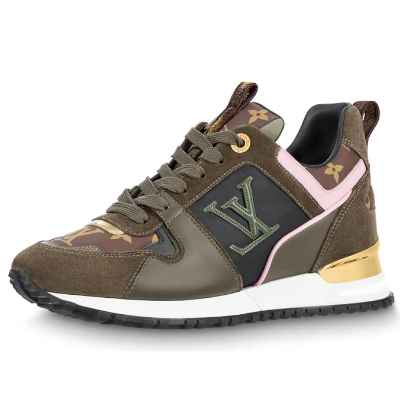 (WMNS) LOUIS VUITTON LV Run Away Sneakers 'Brown' 1AAP4L sold by KicksCrew