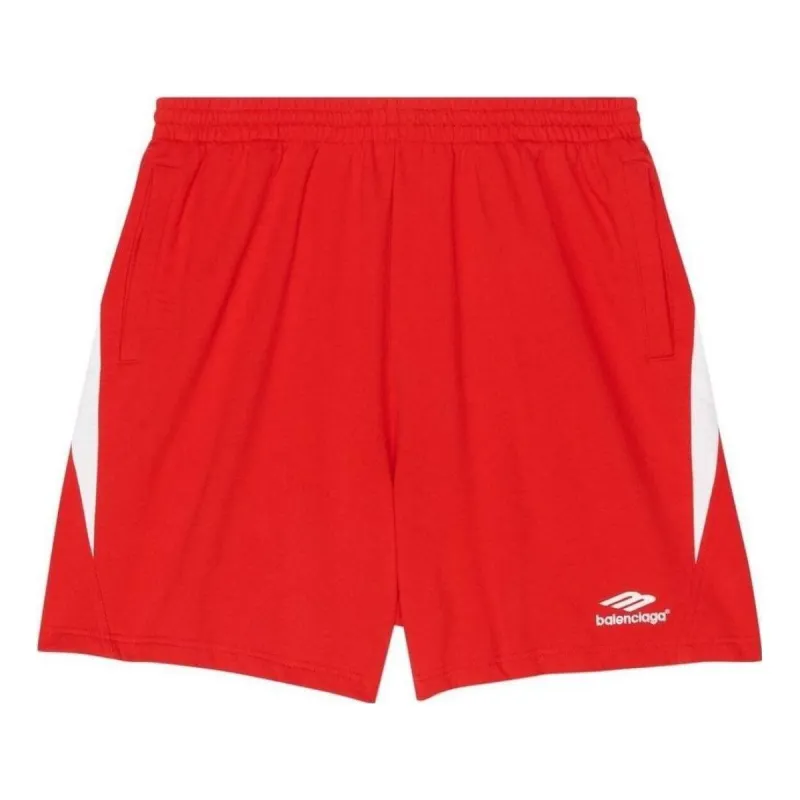 Balenciaga 3B Sports Icon Short 'Red' 697991TMVA66174 sold by KicksCrew