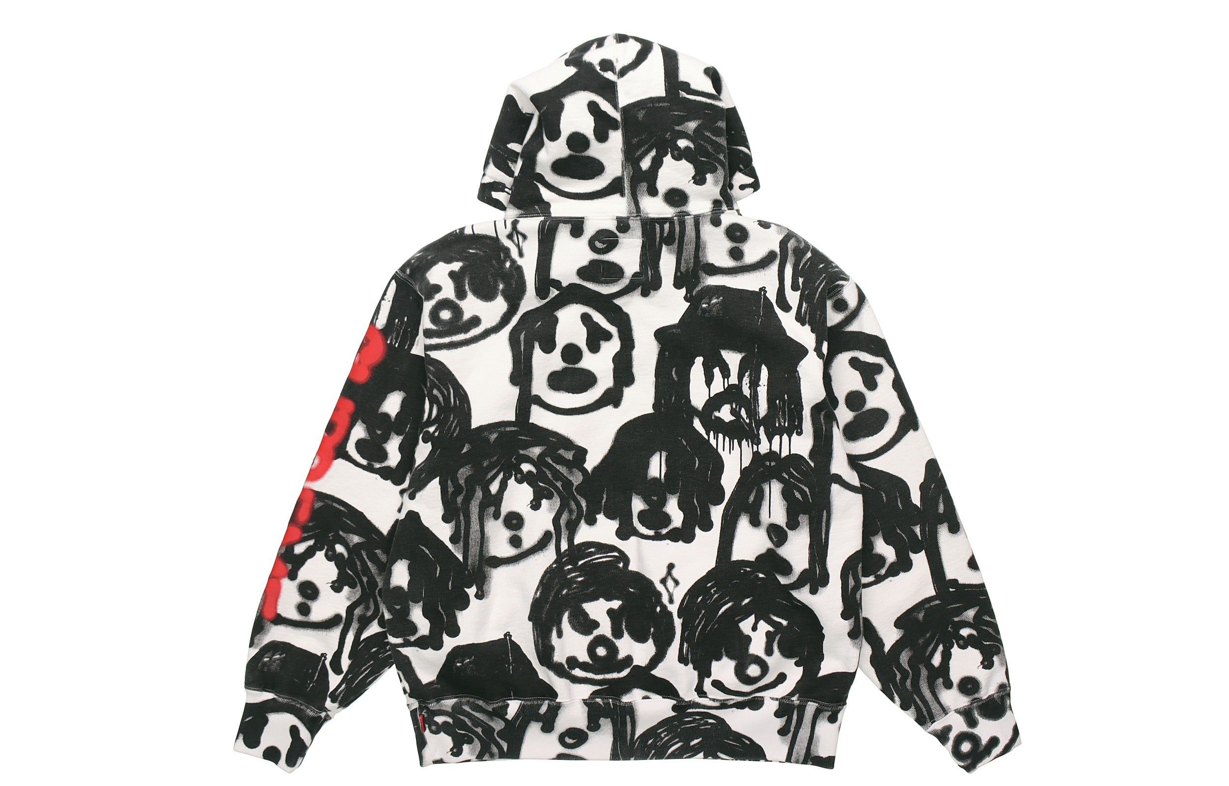 Supreme x Yohji Yamamoto Hoodie 'White Black Red' SUP-FW20-102 sold by KicksCrew product image thumbnail 2