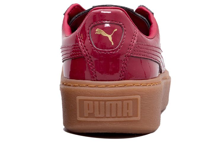 (WMNS) Puma Basket Platform Patent 'Burgundy Gum' 363314-04 sold by KicksCrew product image thumbnail 3