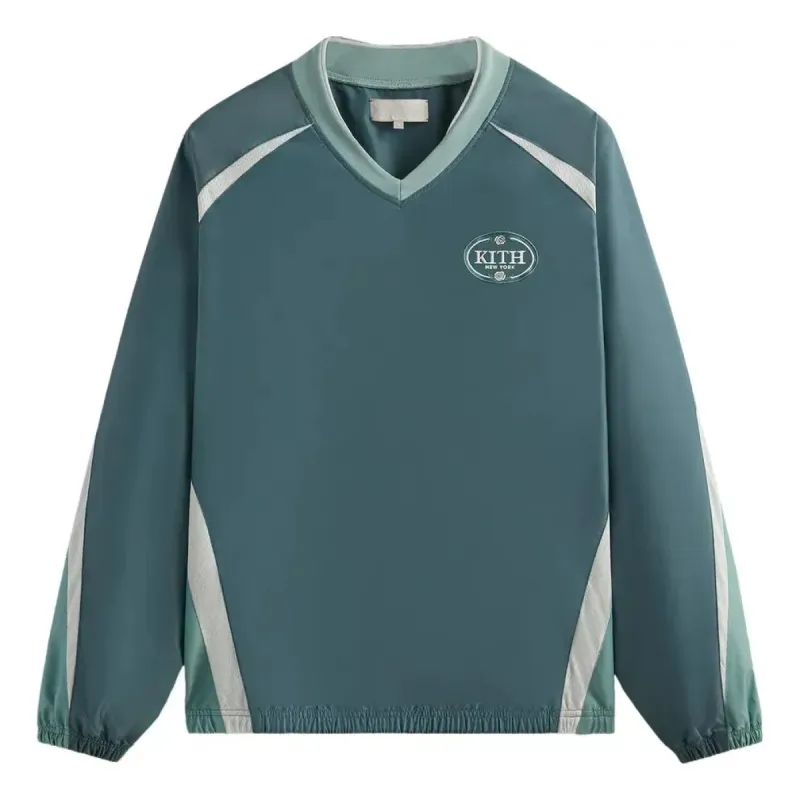 KITH SS24 Dayton Mesh Combo Pullover 'Rhythm' KHM031821-393 sold by KicksCrew