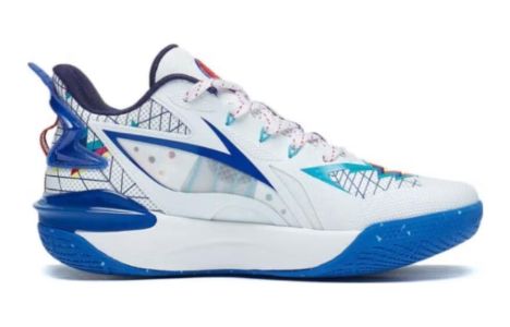 (GS) Li-Ning Pioneer Team 3.5 Low 'White Blue Red' YKBT042-13 sold by KicksCrew