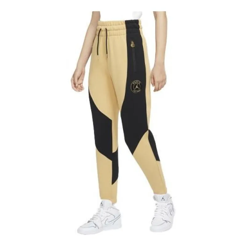 (WMNS) Air Jordan x Paris Saint-Germain Fleece Pants 'Palomino' CU5303-723 sold by KicksCrew