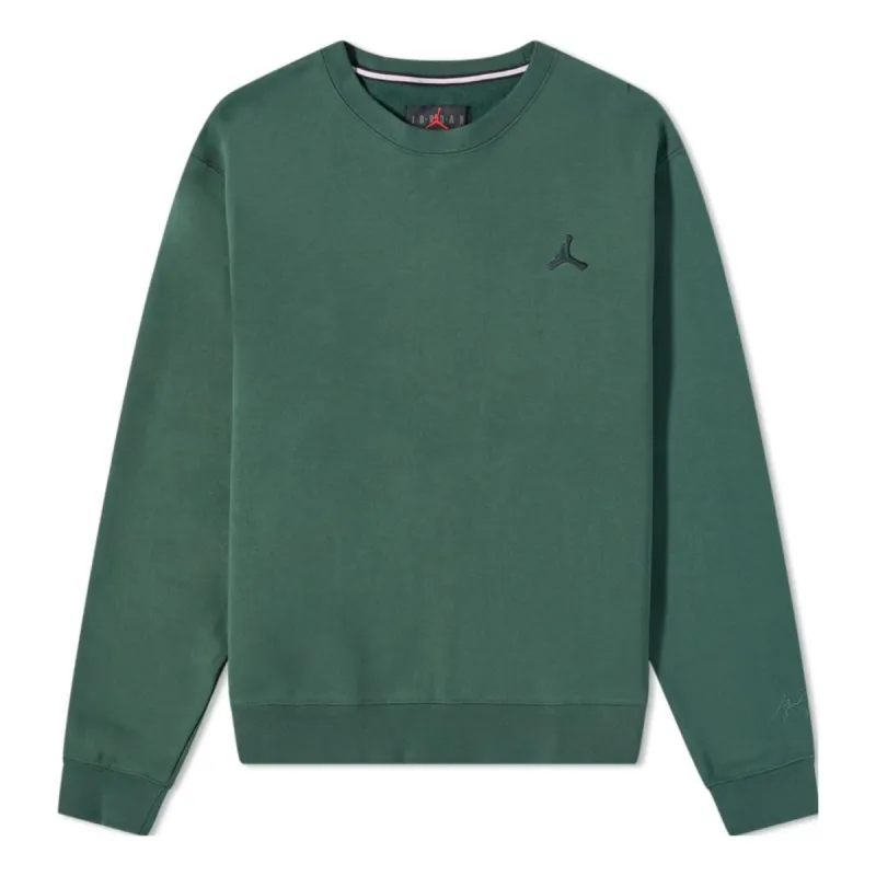 Air Jordan Essential Fleece Crew Sweat 'Green' DN7954-333 sold by KicksCrew