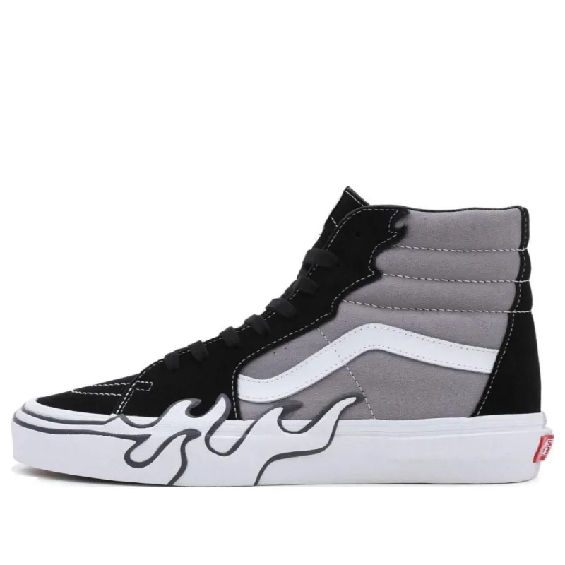 Vans SK8-Hi Flame Shoes 'Flame - Grey' VN0005UJBGF sold by KicksCrew