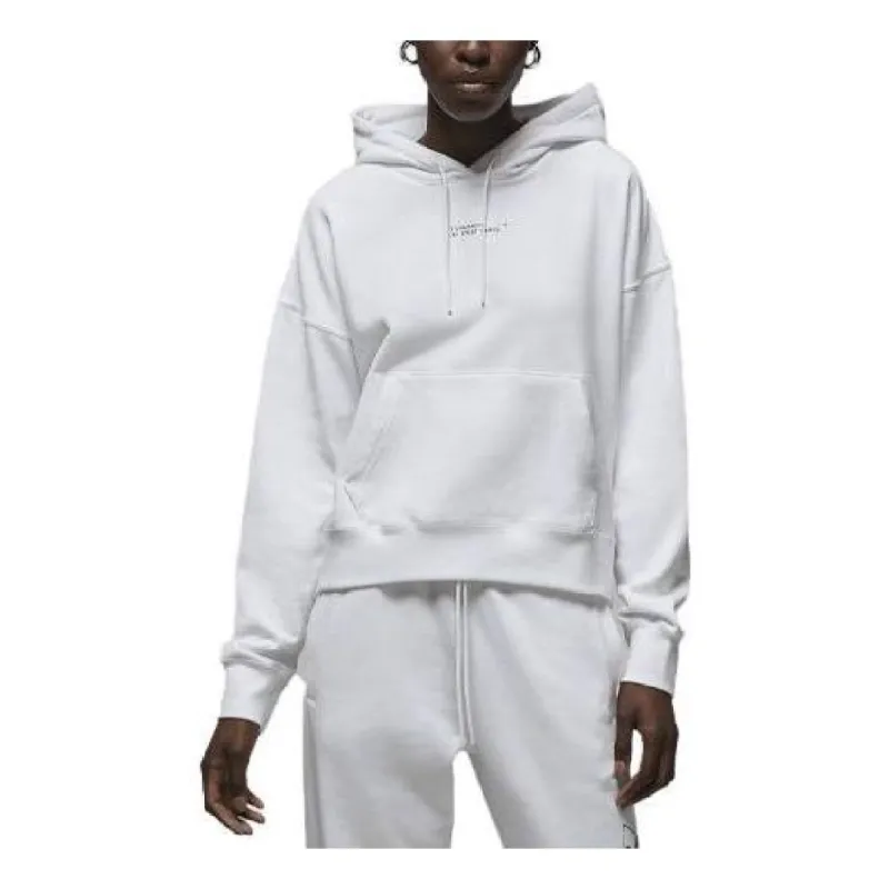 (WMNS) Air Jordan x Paris Saint Germain Fleece Hoodie 'White Game Royal' DN3346-100 sold by KicksCrew