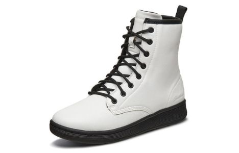 (WMNS) Skechers Albeit 'White Black' 44821-WHT sold by KicksCrew